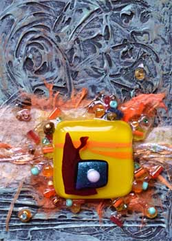 "Solar Flair" by Lisa Humke, Dodgeville WI - Mixed Media